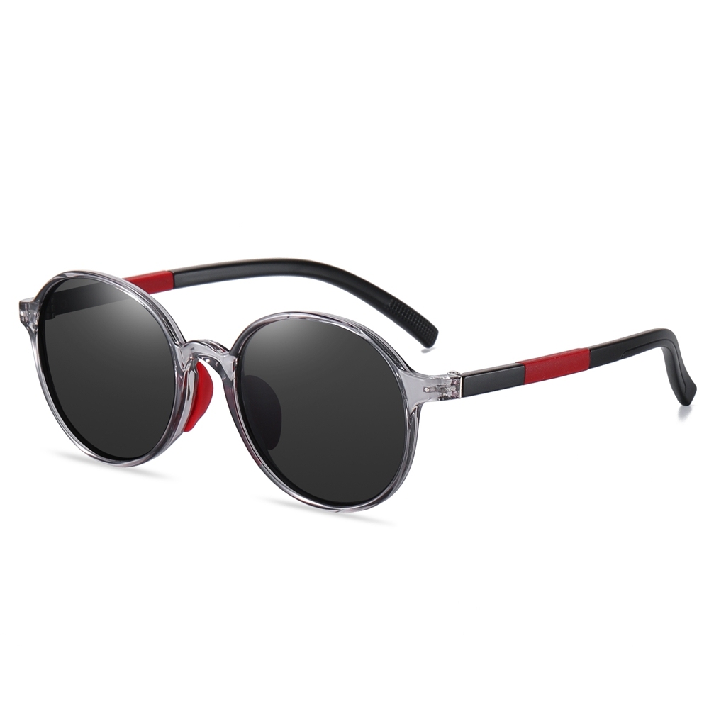 Ready Made Children's Round Sunglasses for Boys Girls TR90 Flexible Cute Circle Shape Sunglass Bulk Buy Kids UV Protection Polarized Glasses