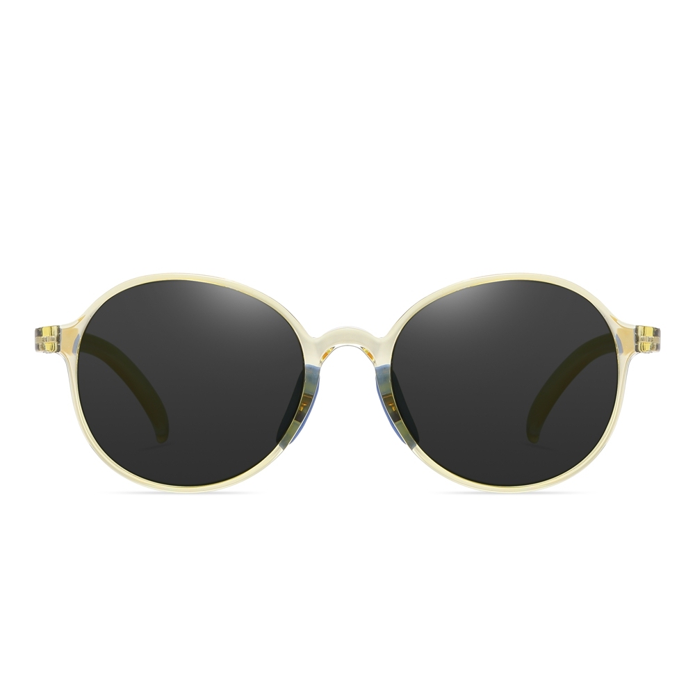 Ready Made Children's Round Sunglasses for Boys Girls TR90 Flexible Cute Circle Shape Sunglass Bulk Buy Kids UV Protection Polarized Glasses