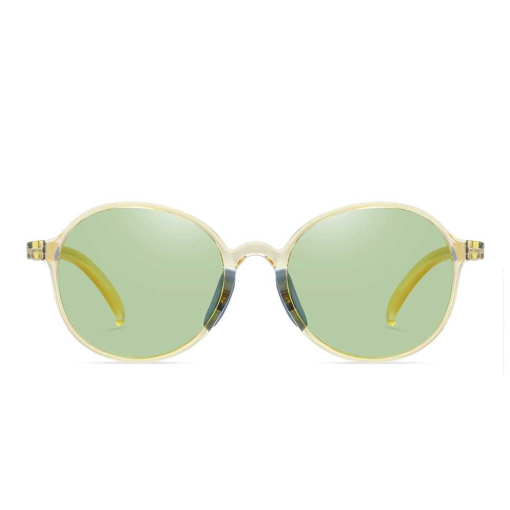 Ready Made Children's Round Sunglasses for Boys Girls TR90 Flexible Cute Circle Shape Sunglass Bulk Buy Kids UV Protection Polarized Glasses