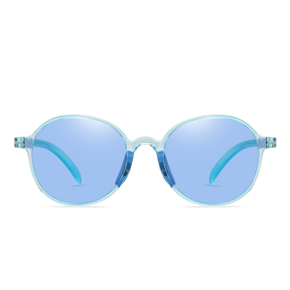 Ready Made Children's Round Sunglasses for Boys Girls TR90 Flexible Cute Circle Shape Sunglass Bulk Buy Kids UV Protection Polarized Glasses