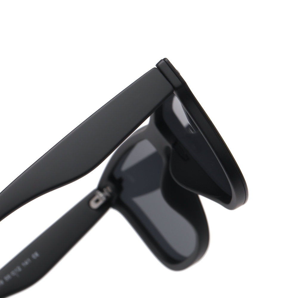 Custom Men's Horn Rimmed Square One Lens Polarized Sunglasses for Wedding Favors Womens Rimless Wayfarer Mirrored Mono Sunglass with Logo