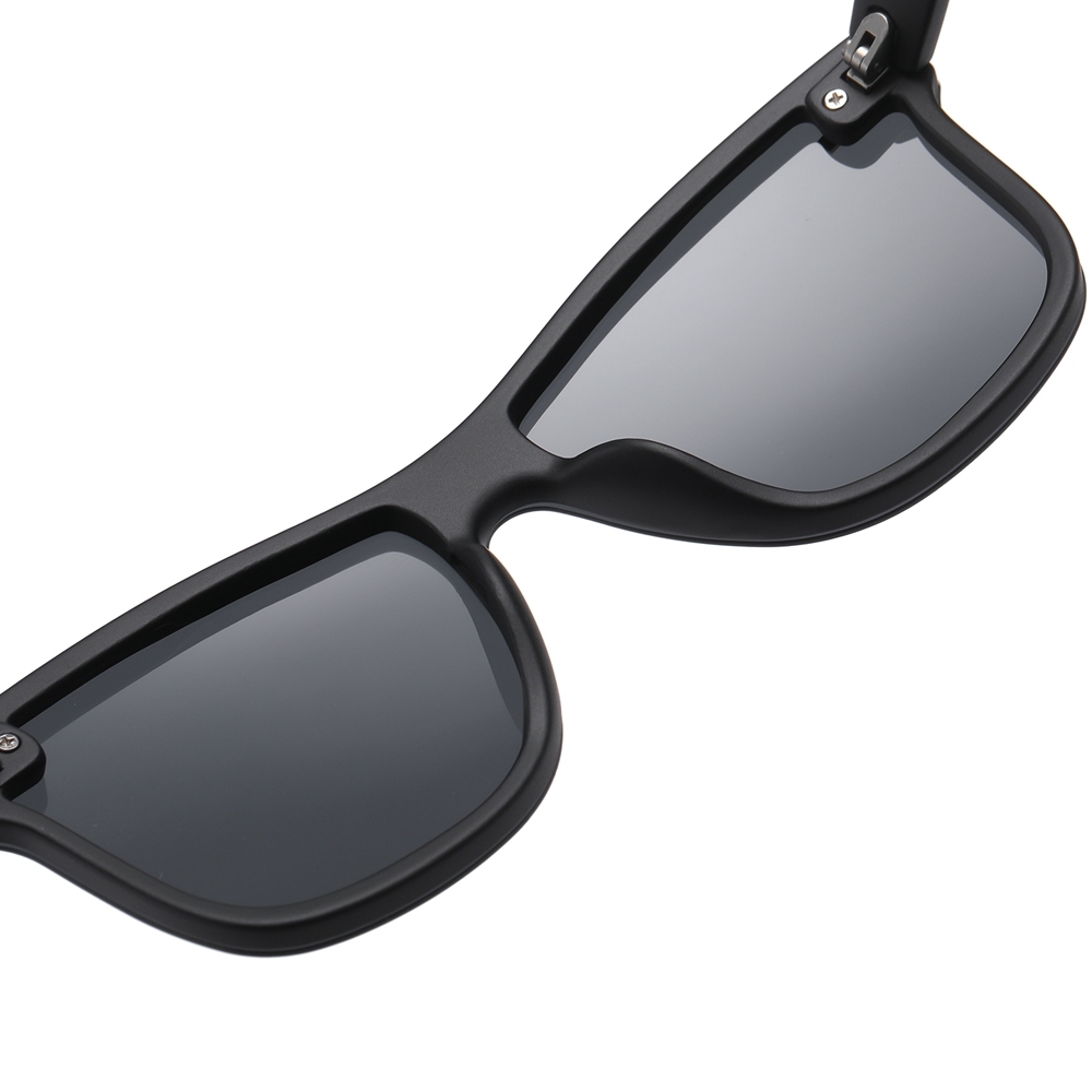 Custom Men's Horn Rimmed Square One Lens Polarized Sunglasses for Wedding Favors Womens Rimless Wayfarer Mirrored Mono Sunglass with Logo