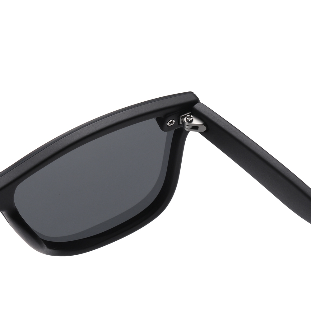 Custom Men's Horn Rimmed Square One Lens Polarized Sunglasses for Wedding Favors Womens Rimless Wayfarer Mirrored Mono Sunglass with Logo