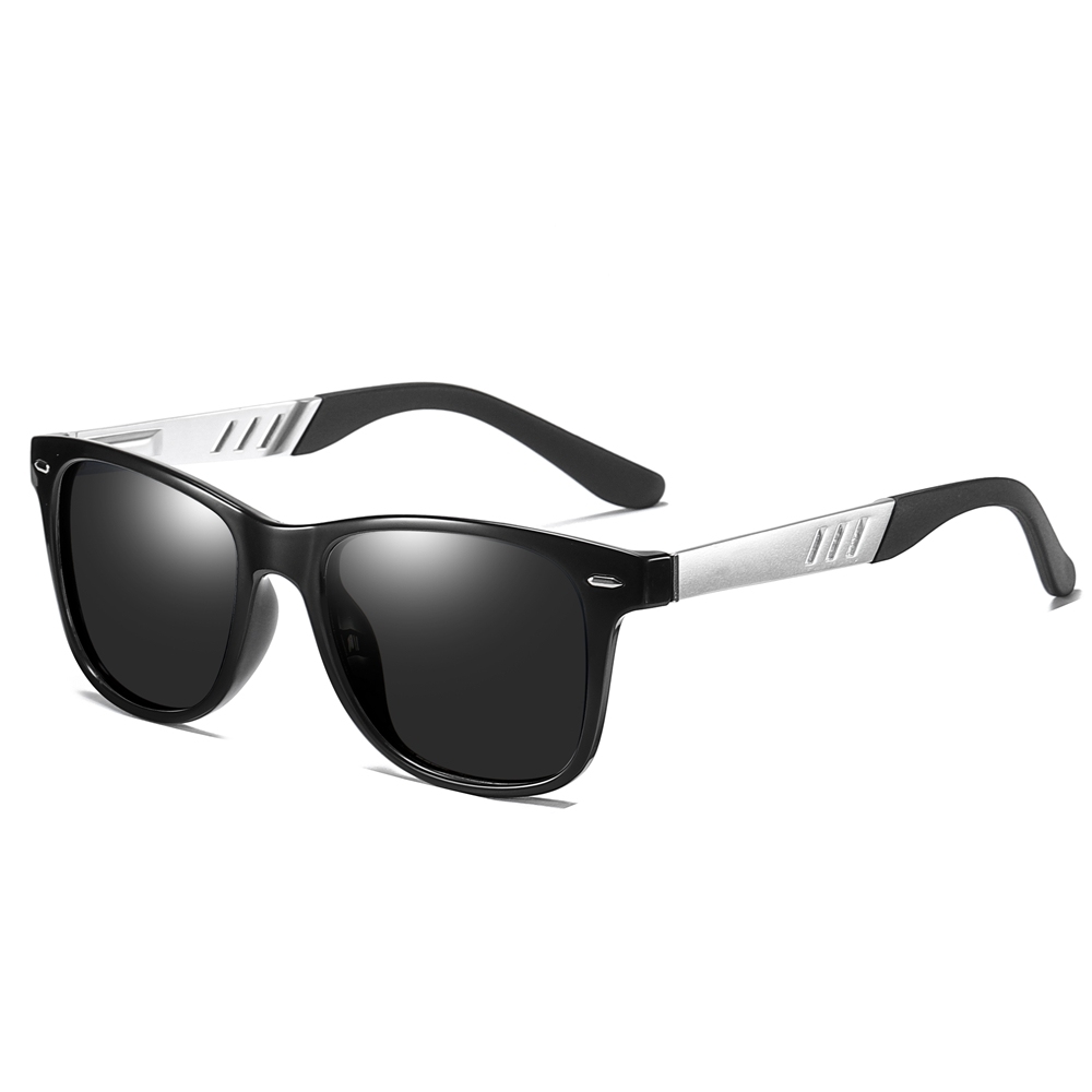 Men's TR90 Horn Rim Hipster Sunglasses UV Protection Polarized Driving Glasses Custom Logo Ladies Square Wayfarer Sunglass for Sale Online