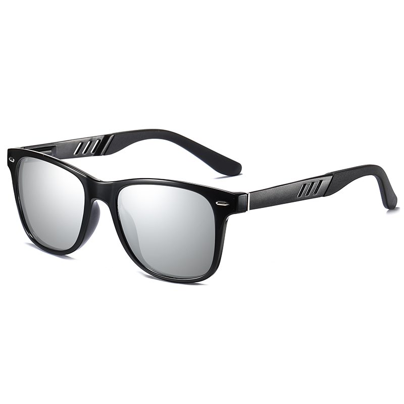 Men's TR90 Horn Rim Hipster Sunglasses UV Protection Polarized Driving Glasses Custom Logo Ladies Square Wayfarer Sunglass for Sale Online