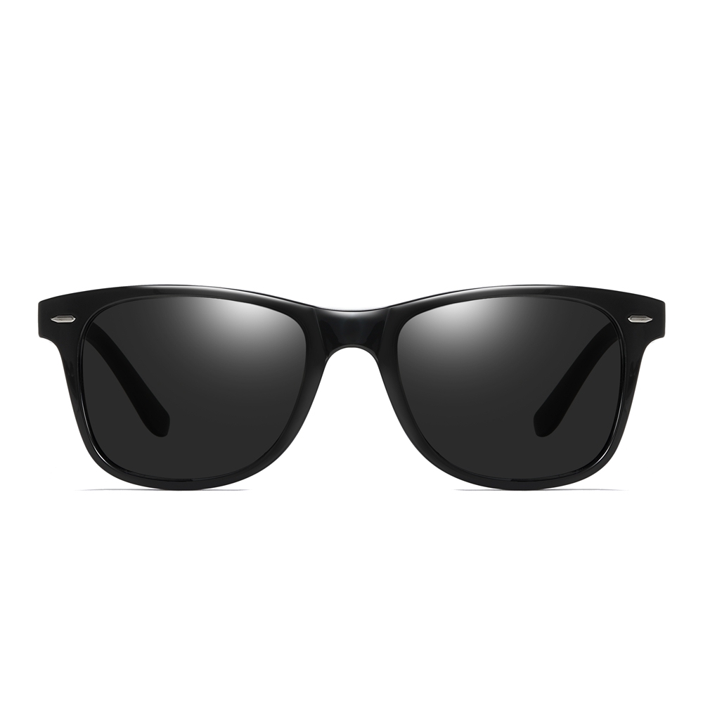 Men's TR90 Horn Rim Hipster Sunglasses UV Protection Polarized Driving Glasses Custom Logo Ladies Square Wayfarer Sunglass for Sale Online