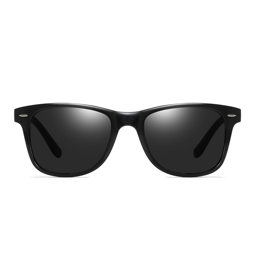 Men's TR90 Horn Rim Hipster Sunglasses UV Protection Polarized Driving Glasses Custom Logo Ladies Square Wayfarer Sunglass for Sale Online
