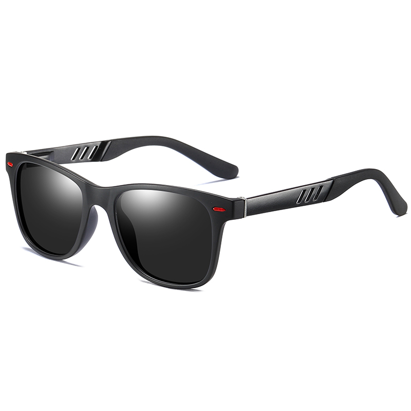 Men's TR90 Horn Rim Hipster Sunglasses UV Protection Polarized Driving Glasses Custom Logo Ladies Square Wayfarer Sunglass for Sale Online