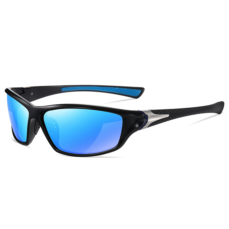 Custom Made Injection Plastic Curved Sports Sunglass Men's TR90 Wrap Around Sunglasses for Running Polarized Glasses Wholesale Online