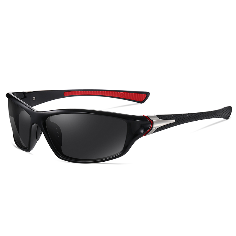 Custom Made Injection Plastic Curved Sports Sunglass Men's TR90 Wrap Around Sunglasses for Running Polarized Glasses Wholesale Online