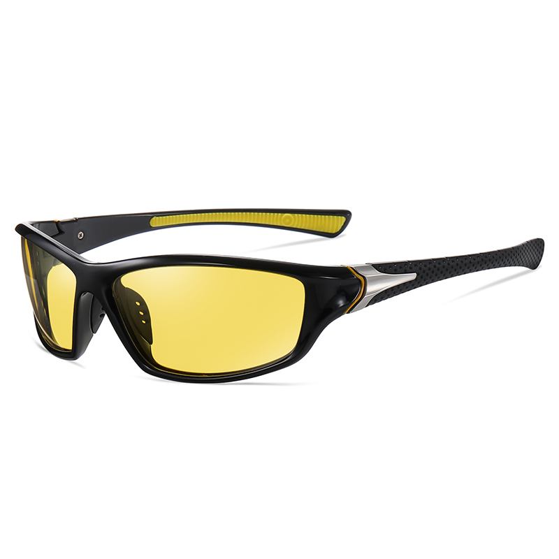 Custom Made Injection Plastic Curved Sports Sunglass Men's TR90 Wrap Around Sunglasses for Running Polarized Glasses Wholesale Online