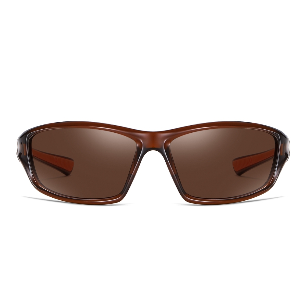 Custom Made Injection Plastic Curved Sports Sunglass Men's TR90 Wrap Around Sunglasses for Running Polarized Glasses Wholesale Online