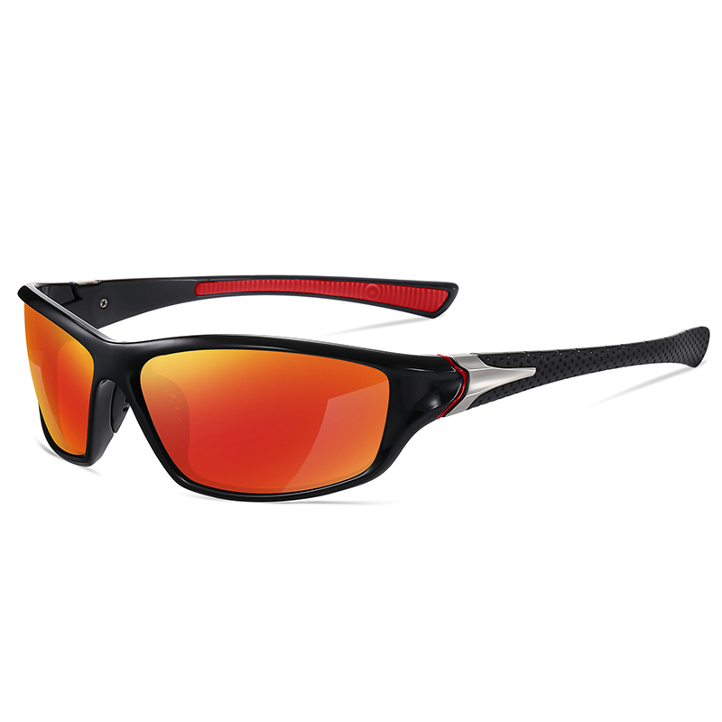 Custom Made Injection Plastic Curved Sports Sunglass Men's TR90 Wrap Around Sunglasses for Running Polarized Glasses Wholesale Online