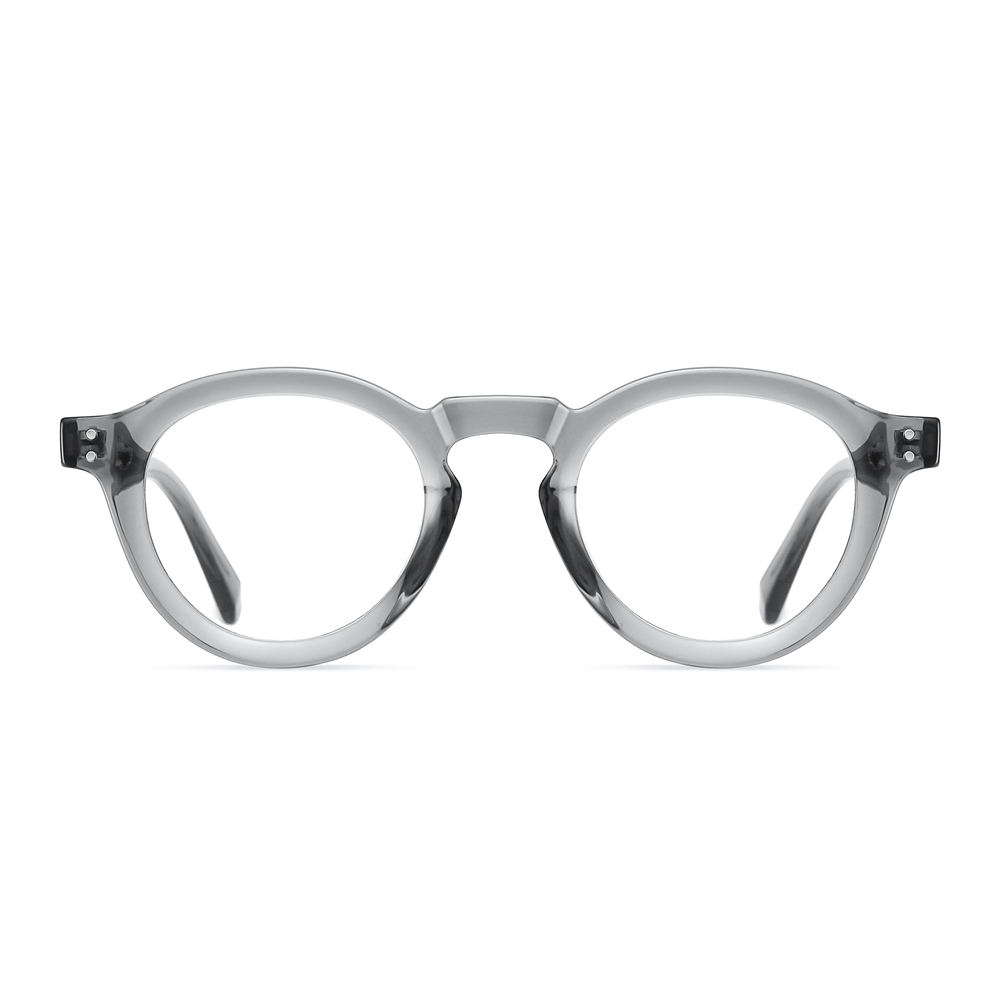 Wholesale Plastic Crown Panto Non-prescription Clear Glasses for Men Women Unprescribed Anti Blue Light Glasses Retro Fake Eyeglasses Online