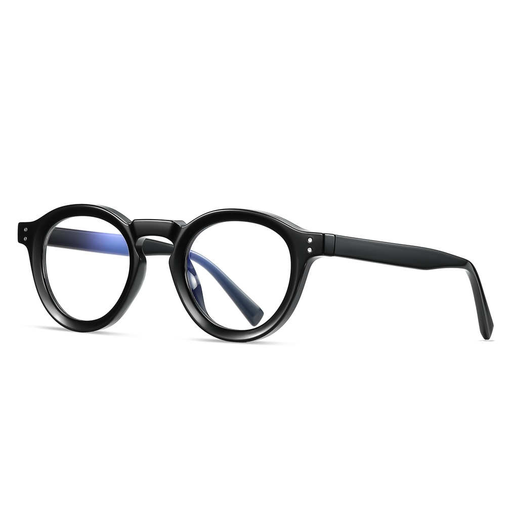 Wholesale Plastic Crown Panto Non-prescription Clear Glasses for Men Women Unprescribed Anti Blue Light Glasses Retro Fake Eyeglasses Online