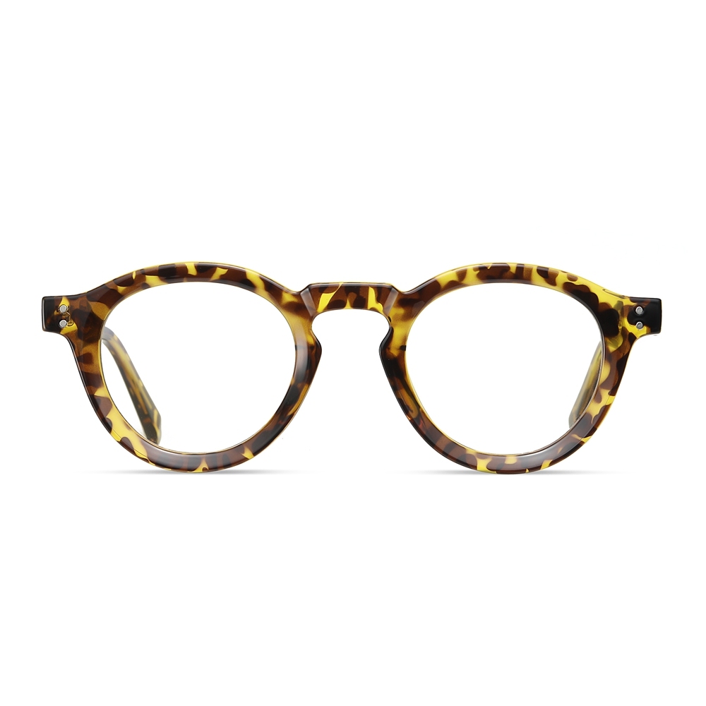 Wholesale Plastic Crown Panto Non-prescription Clear Glasses for Men Women Unprescribed Anti Blue Light Glasses Retro Fake Eyeglasses Online