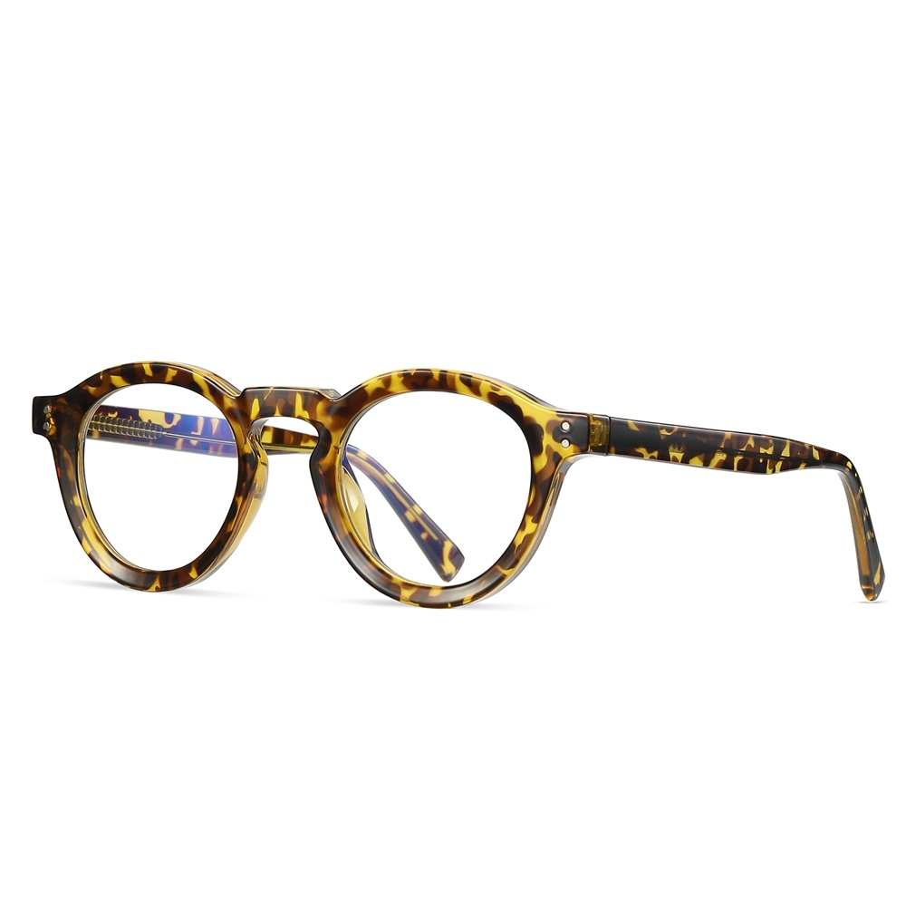 Wholesale Plastic Crown Panto Non-prescription Clear Glasses for Men Women Unprescribed Anti Blue Light Glasses Retro Fake Eyeglasses Online