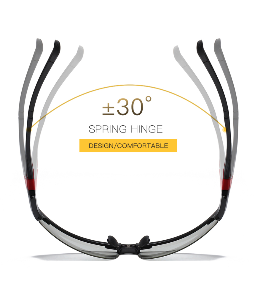 Wholesale Mens Semi-rimless Wrap Around Sports Sunglass Aluminium Metal Polarized Running Glasses Lightweight Discovery Adventures Sunglasses