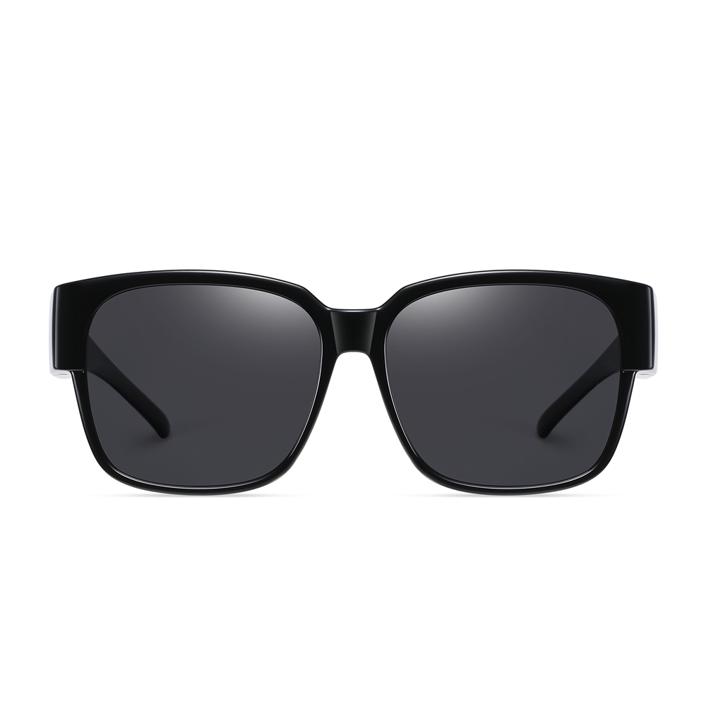 Wholesale Men's Lightweight Square Fitover Polarized Sunglass that Fit Over Prescription Glasses for Fishing Womens Driving Cover Over sunglasses