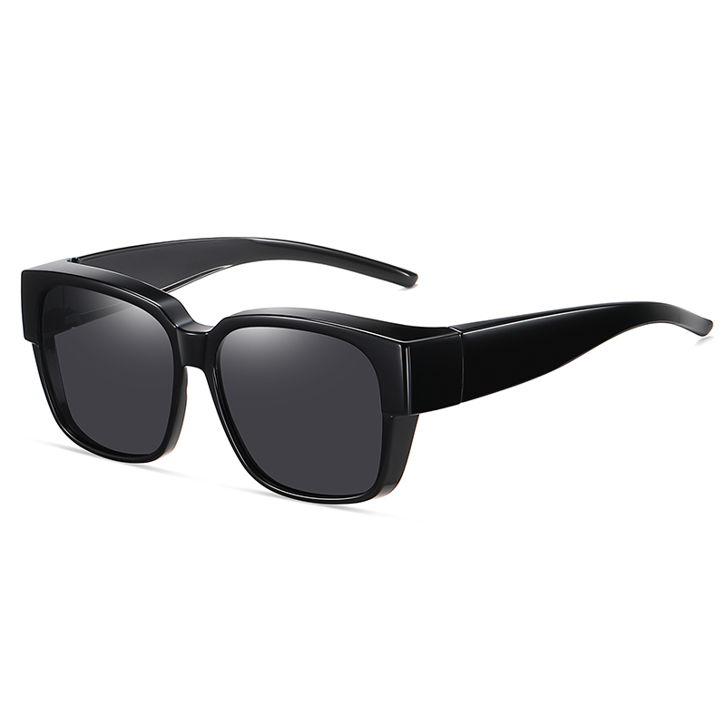 Wholesale Men's Lightweight Square Fitover Polarized Sunglass that Fit Over Prescription Glasses for Fishing Womens Driving Cover Over sunglasses