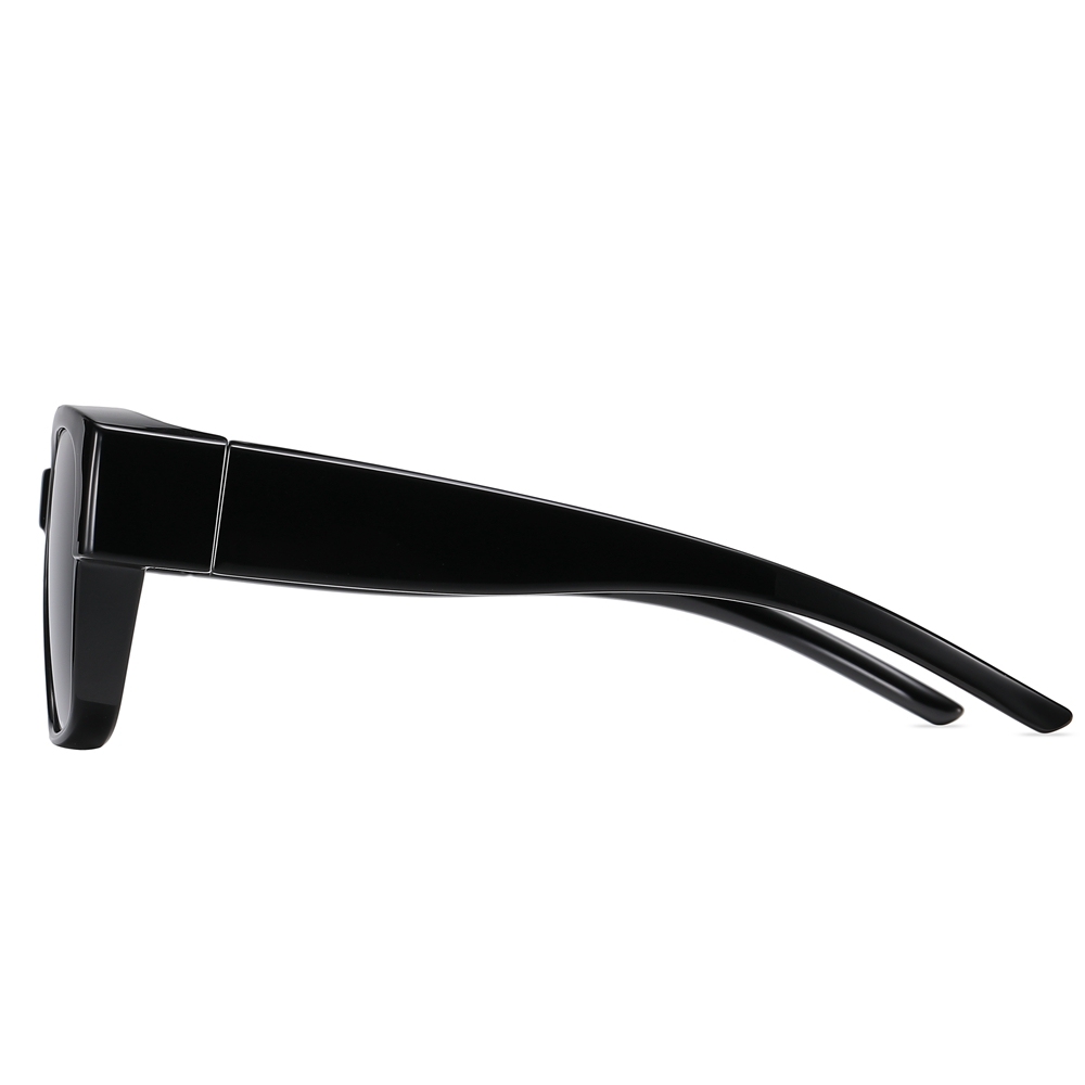 Wholesale Men's Lightweight Square Fitover Polarized Sunglass that Fit Over Prescription Glasses for Fishing Womens Driving Cover Over sunglasses
