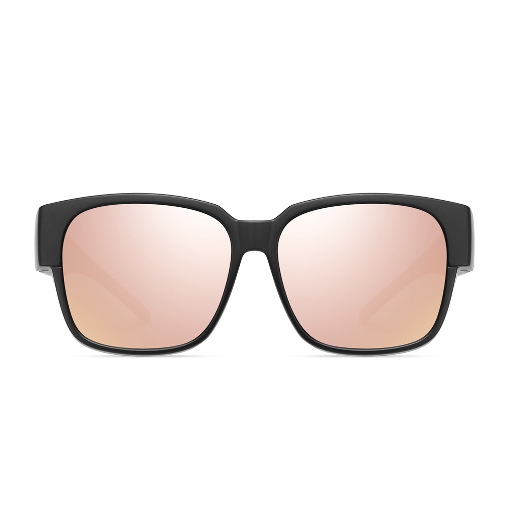 Wholesale Men's Lightweight Square Fitover Polarized Sunglass that Fit Over Prescription Glasses for Fishing Womens Driving Cover Over sunglasses