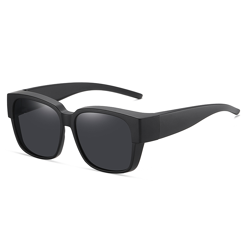 Wholesale Men's Lightweight Square Fitover Polarized Sunglass that Fit Over Prescription Glasses for Fishing Womens Driving Cover Over sunglasses