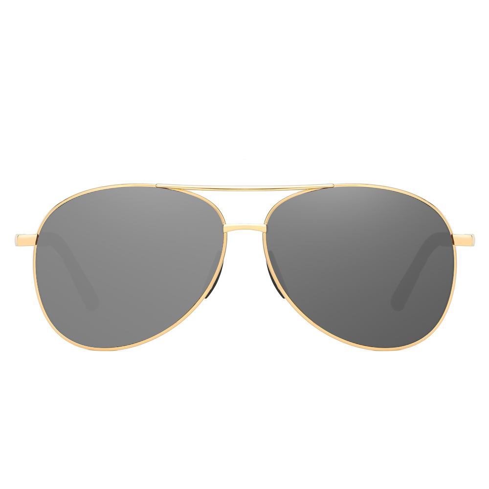 Custom Women's Metal Frame Aviator Polarized Sunglasses for Men Driving Car with Photochromic Lenses that Change from Light to Dark Wholesale