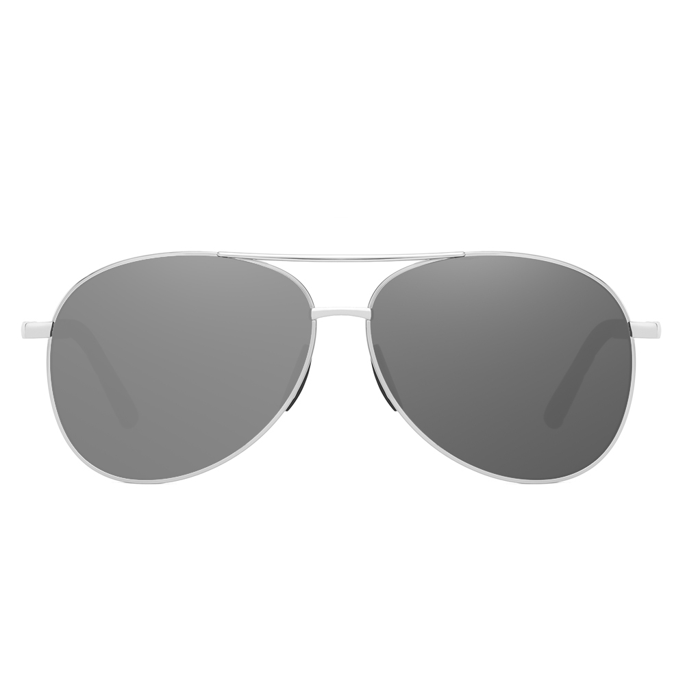 Custom Women's Metal Frame Aviator Polarized Sunglasses for Men Driving Car with Photochromic Lenses that Change from Light to Dark Wholesale