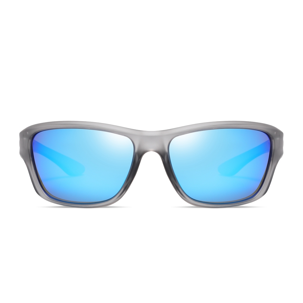 Custom Plastic Curve Sport Sunglasses for Men's Multi Color Wraparound Running Glasses Anti-glare Polarized Fishing Sunglass Wholesale Online