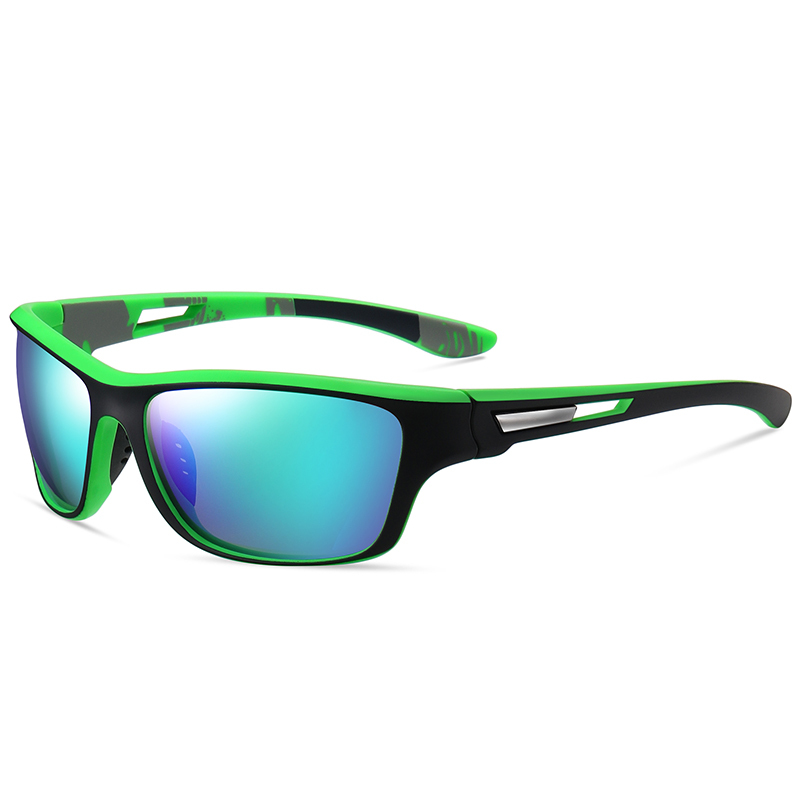 Custom Plastic Curve Sport Sunglasses for Men's Multi Color Wraparound Running Glasses Anti-glare Polarized Fishing Sunglass Wholesale Online