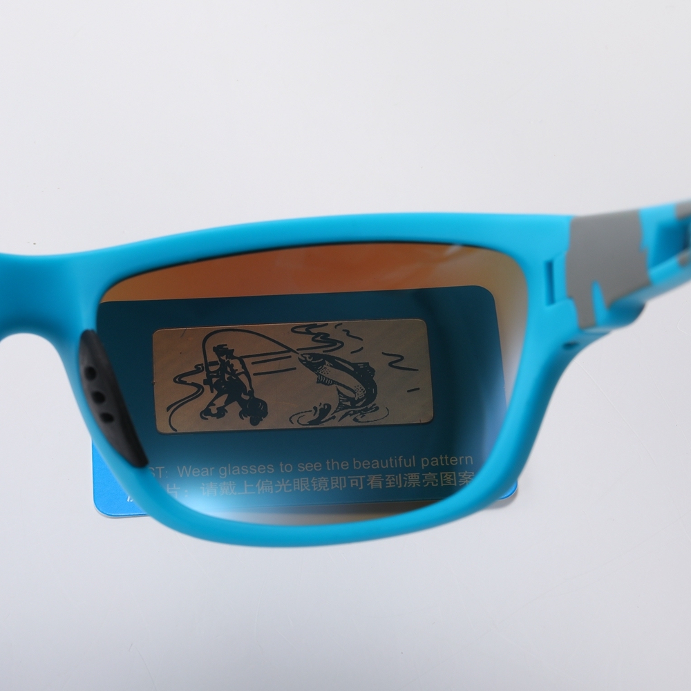 Custom Plastic Curve Sport Sunglasses for Men's Multi Color Wraparound Running Glasses Anti-glare Polarized Fishing Sunglass Wholesale Online