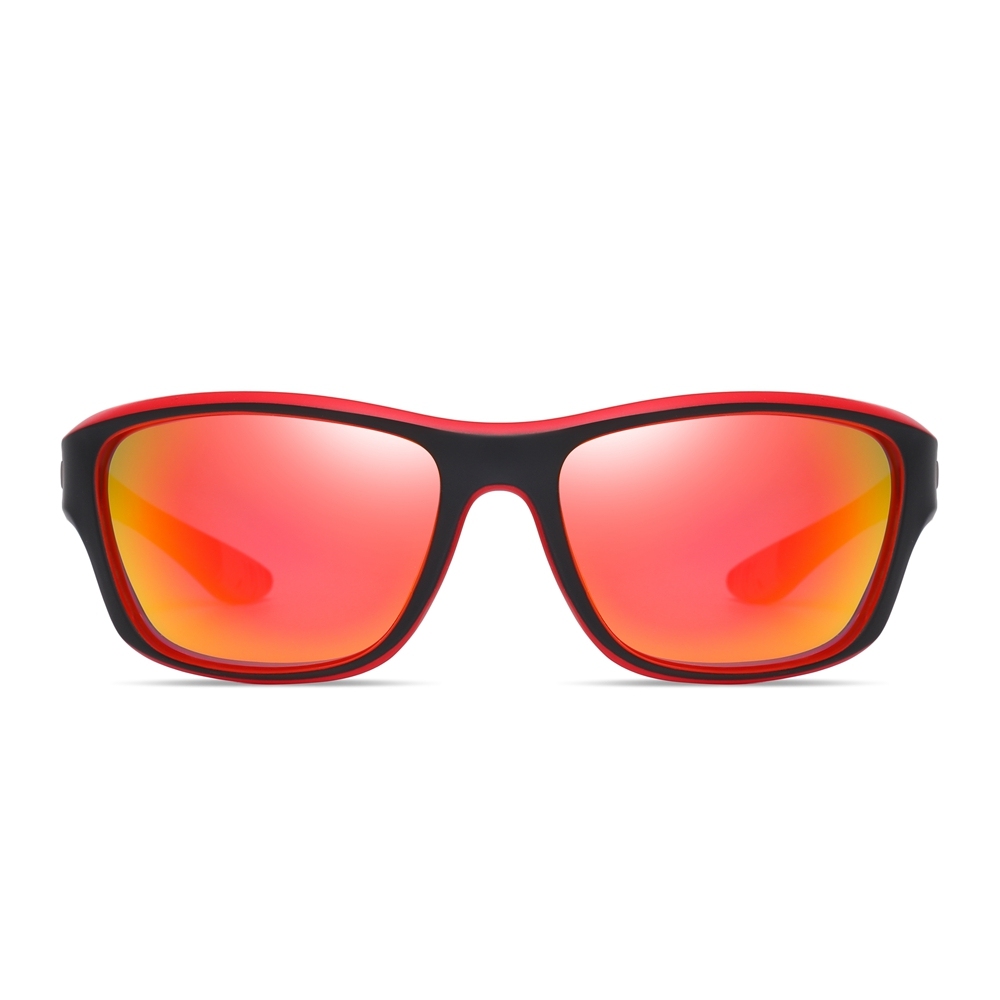 Custom Plastic Curve Sport Sunglasses for Men's Multi Color Wraparound Running Glasses Anti-glare Polarized Fishing Sunglass Wholesale Online