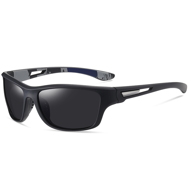 Custom Plastic Curve Sport Sunglasses for Men's Multi Color Wraparound Running Glasses Anti-glare Polarized Fishing Sunglass Wholesale Online
