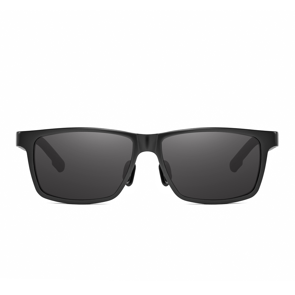 Wholesale Men's Awesome Business Casual Sunglasses Custom Aluminum Metal Wayfarer Sunglass for Daily Use Lifestyle Square Polarized Glasses