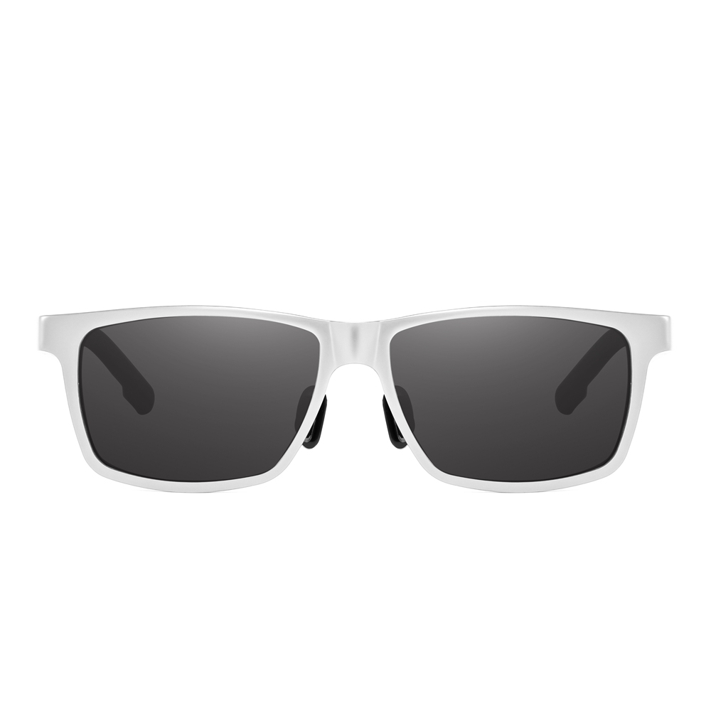 Wholesale Men's Awesome Business Casual Sunglasses Custom Aluminum Metal Wayfarer Sunglass for Daily Use Lifestyle Square Polarized Glasses