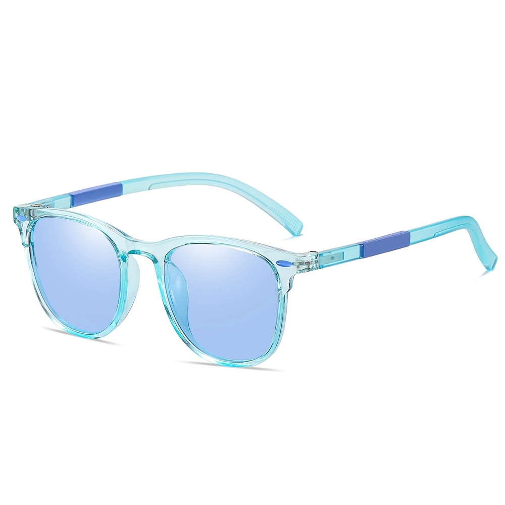 Customised Children's Cute Wayfarer Sunglass for Boys Girls Unbreakable TR90 Square Sunglasses Kids UV Protection Polarized Sun Glasses Bulk Buy