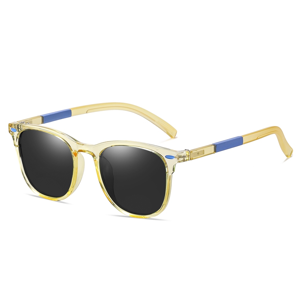 Customised Children's Cute Wayfarer Sunglass for Boys Girls Unbreakable TR90 Square Sunglasses Kids UV Protection Polarized Sun Glasses Bulk Buy