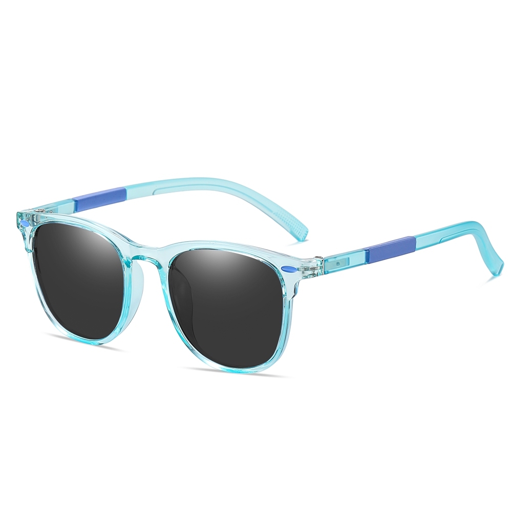 Customised Children's Cute Wayfarer Sunglass for Boys Girls Unbreakable TR90 Square Sunglasses Kids UV Protection Polarized Sun Glasses Bulk Buy