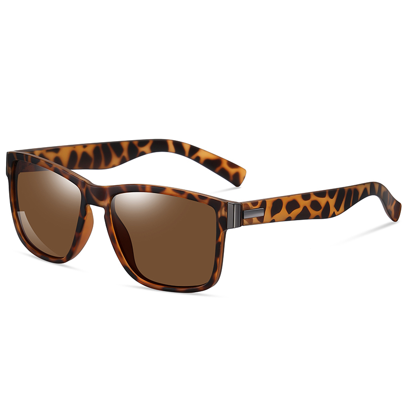 Custom Plastic Edgy Multi Color Mirror Polarized Skateboard Sunglasses for Youth Pop Culture Streetwear Square Wayfarer Sunglass Bulk Wholesale