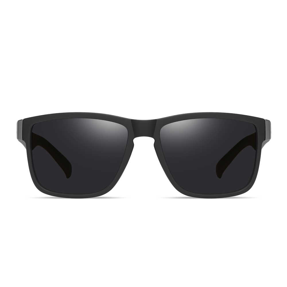Custom Plastic Edgy Multi Color Mirror Polarized Skateboard Sunglasses for Youth Pop Culture Streetwear Square Wayfarer Sunglass Bulk Wholesale