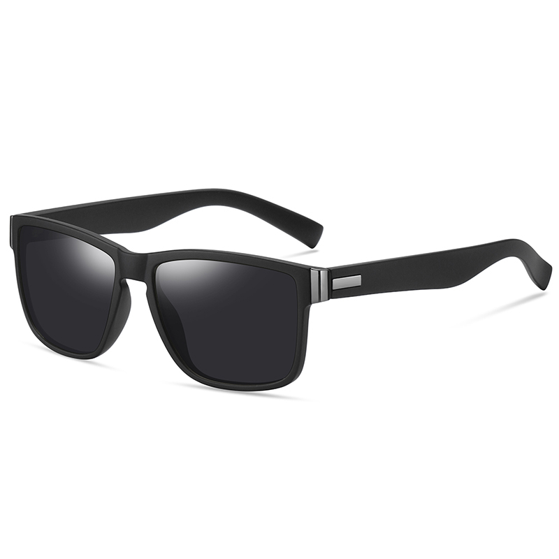Custom Plastic Edgy Multi Color Mirror Polarized Skateboard Sunglasses for Youth Pop Culture Streetwear Square Wayfarer Sunglass Bulk Wholesale