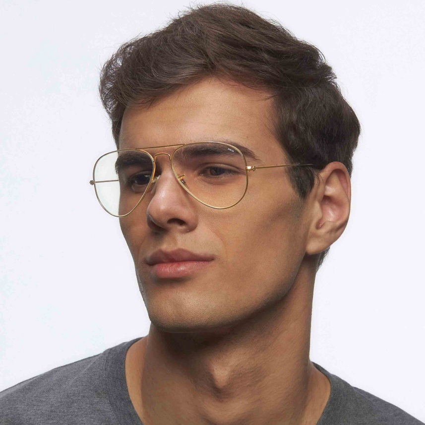 Wholesale Clear Photochromic Pilot Sunglasses for All Day Use Non-prescription Glasses with Transition Lenses RB3025 Aviator Evolve Everglasses