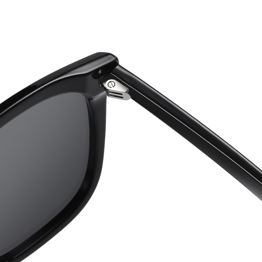 Custom Logo Trending Korean Style GM Rick Replica Sunglasses for Men Women TR90 Oversized Square Flatba Frame 3 Circular Pins on Flat Nylon Lenses