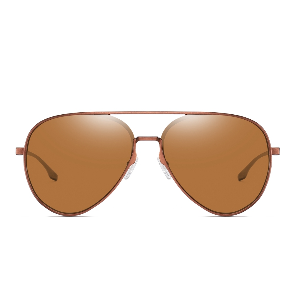 Custom Engraved Lightweight Aluminum Polarized Aviator Sunglasses for Men and Women Modern Design Oversized Pilot Sunglass Bulk Wholesale