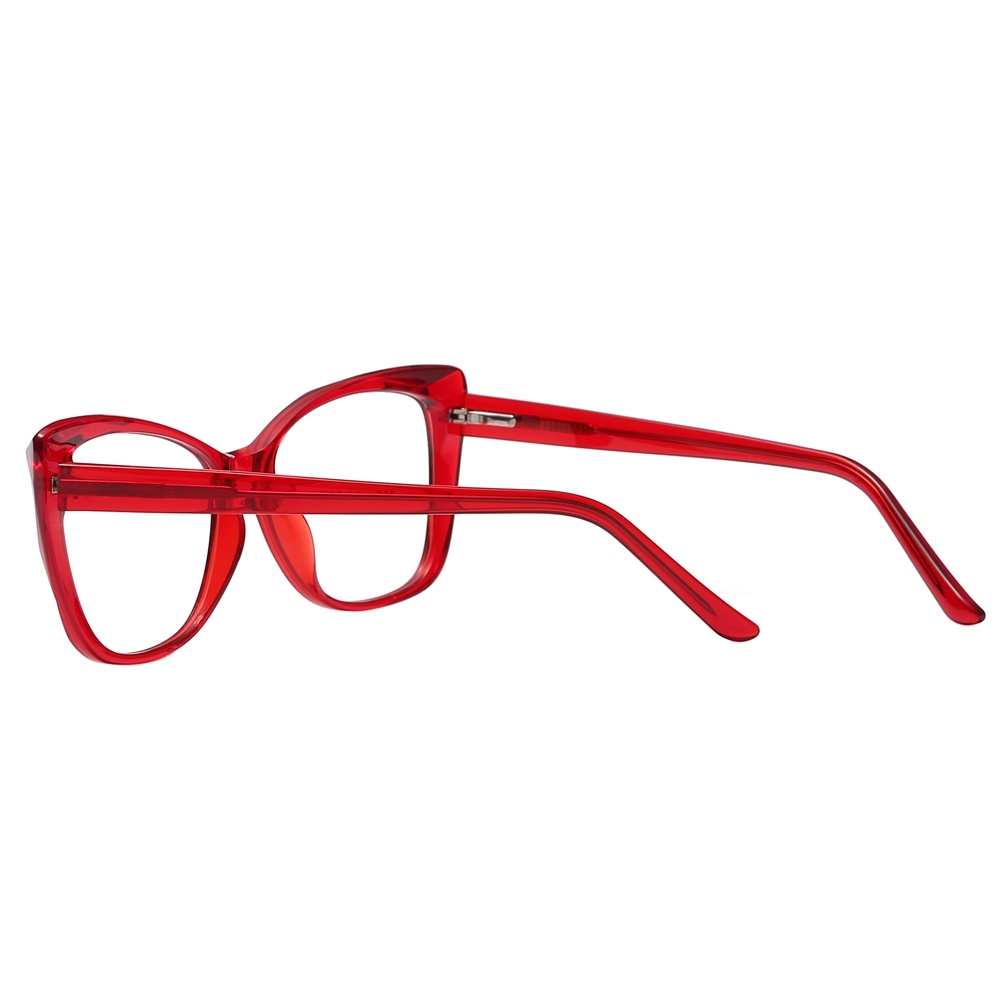 Custom Square Cat Eye Non-prescription Clear Glasses with Blue Light Filter for Women Aesthetic Eyewear Fashionable Fake Eyeglasses Wholesale