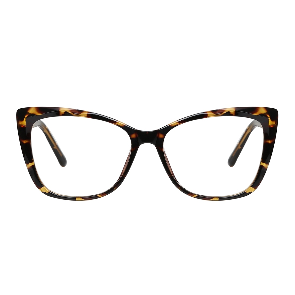 Custom Square Cat Eye Non-prescription Clear Glasses with Blue Light Filter for Women Aesthetic Eyewear Fashionable Fake Eyeglasses Wholesale