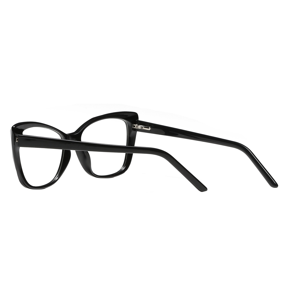 Custom Square Cat Eye Non-prescription Clear Glasses with Blue Light Filter for Women Aesthetic Eyewear Fashionable Fake Eyeglasses Wholesale