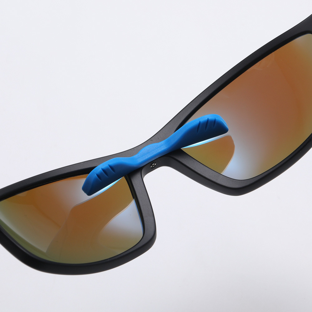 Custom Youth Polarized Fishing Sunglass Manufacturers in China TR90 Wrap Around Mirrored Sports Glasses for Women Men's Marathon Running Sunglasses