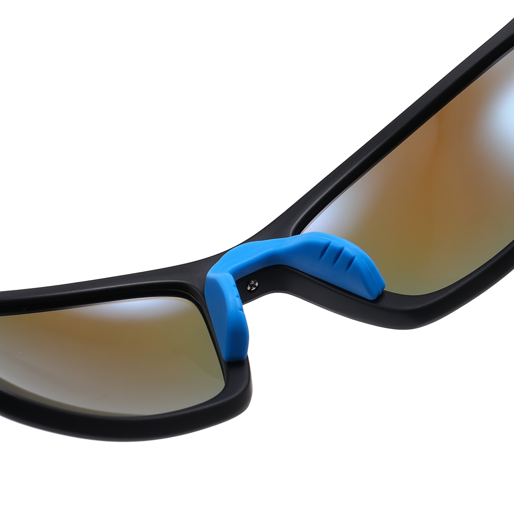Custom Youth Polarized Fishing Sunglass Manufacturers in China TR90 Wrap Around Mirrored Sports Glasses for Women Men's Marathon Running Sunglasses
